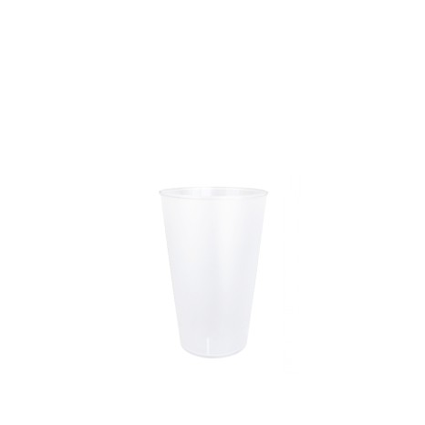 Copo Maleável Polipropileno Reuse Opaco 250ml 6.8X10.6cm - Image product