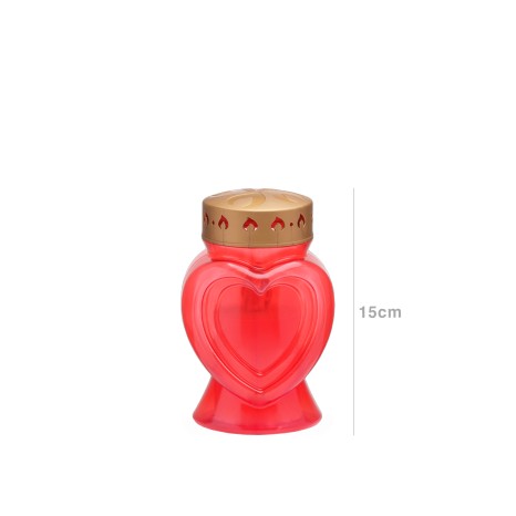 C�rio El�trico Cora��o 60 Dias Vermelho 9.7X8.3X15cm - Image product