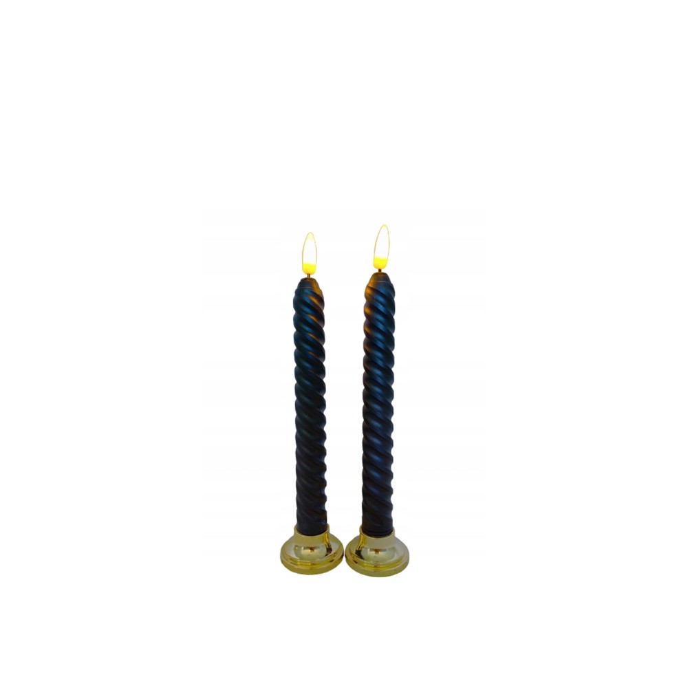 Vela Torcida Led 2X21cm Pack 2