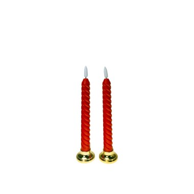 Vela Torcida Led 2X21cm Pack 2