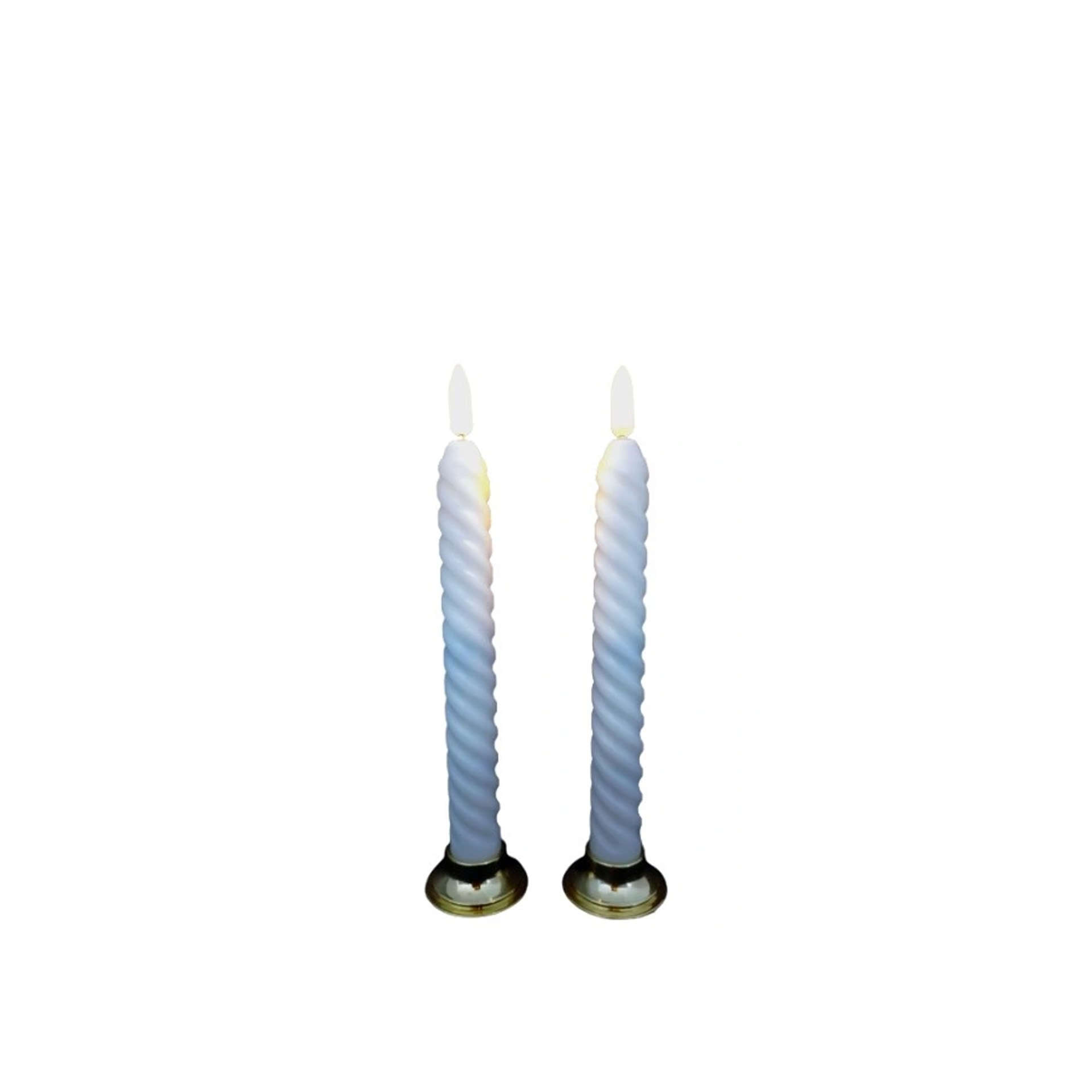 Vela Torcida Led 2X21cm Pack 2