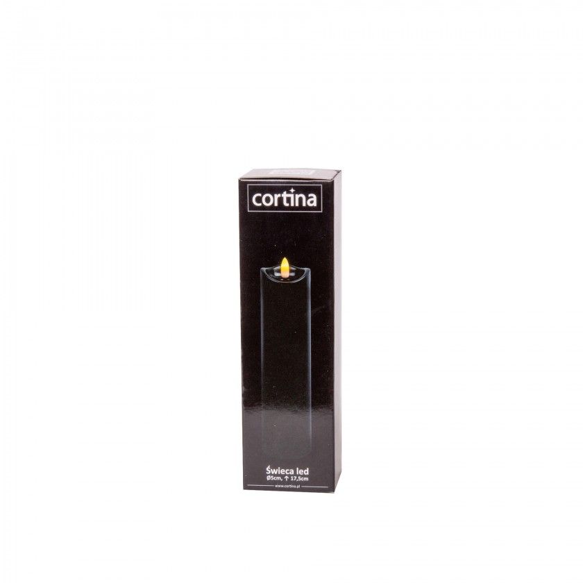 Círio Elétrico Led Vela da Paz Preta 5X17.5cm Círio Elétrico Led Vela da Paz Preta 5X17.5cm