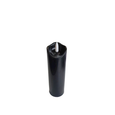 Círio Elétrico Led Vela da Paz Preta 5X17.5cm