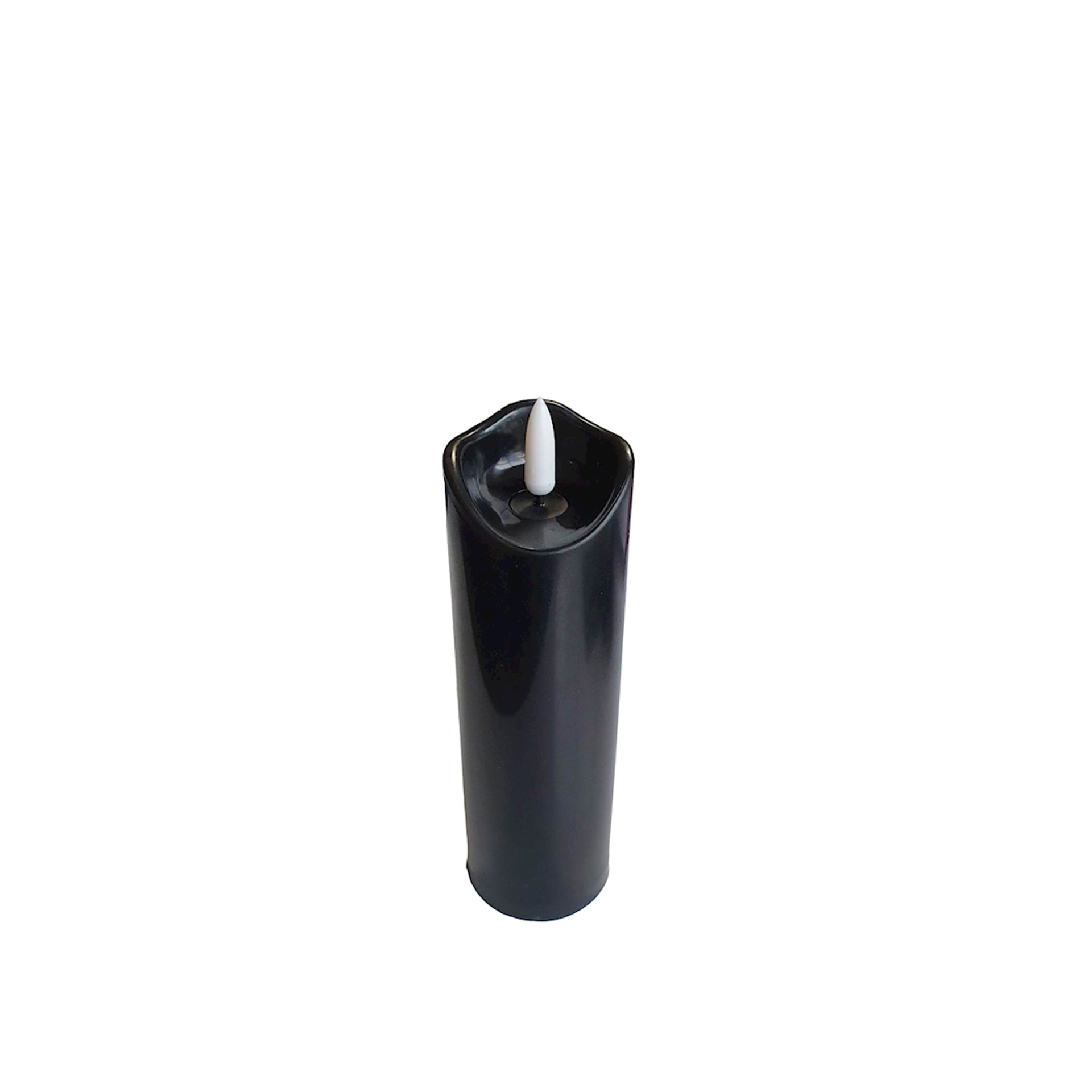 Círio Elétrico Led Vela da Paz Preta 5X17.5cm