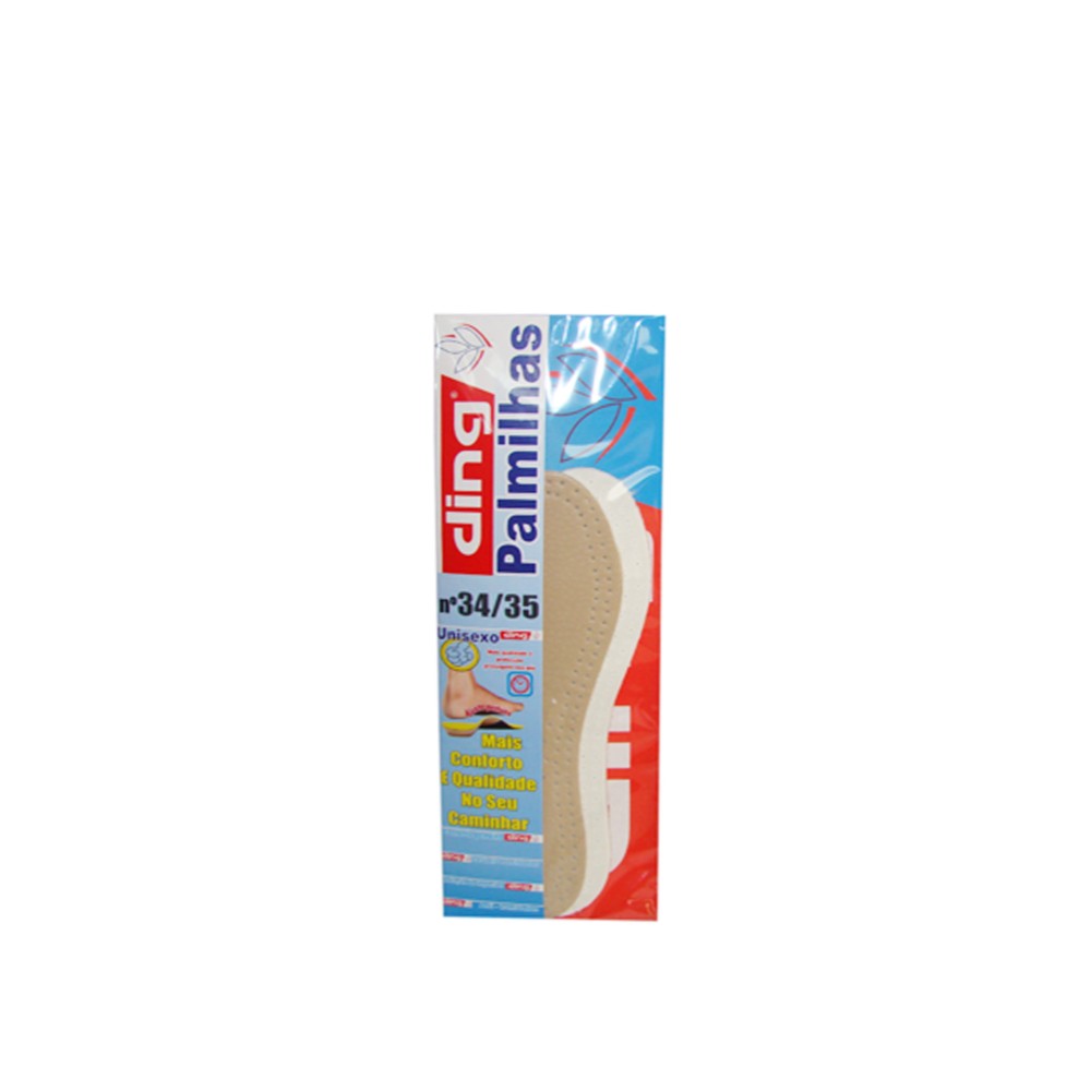 Palmilha Pele Látex Ding 34/35