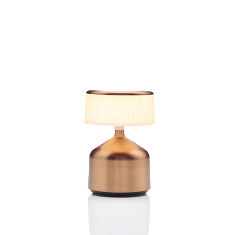 Candeeiro Mesa Demoiselle Cylinder Opaco Bronze 9.8X14.5cm - Image product