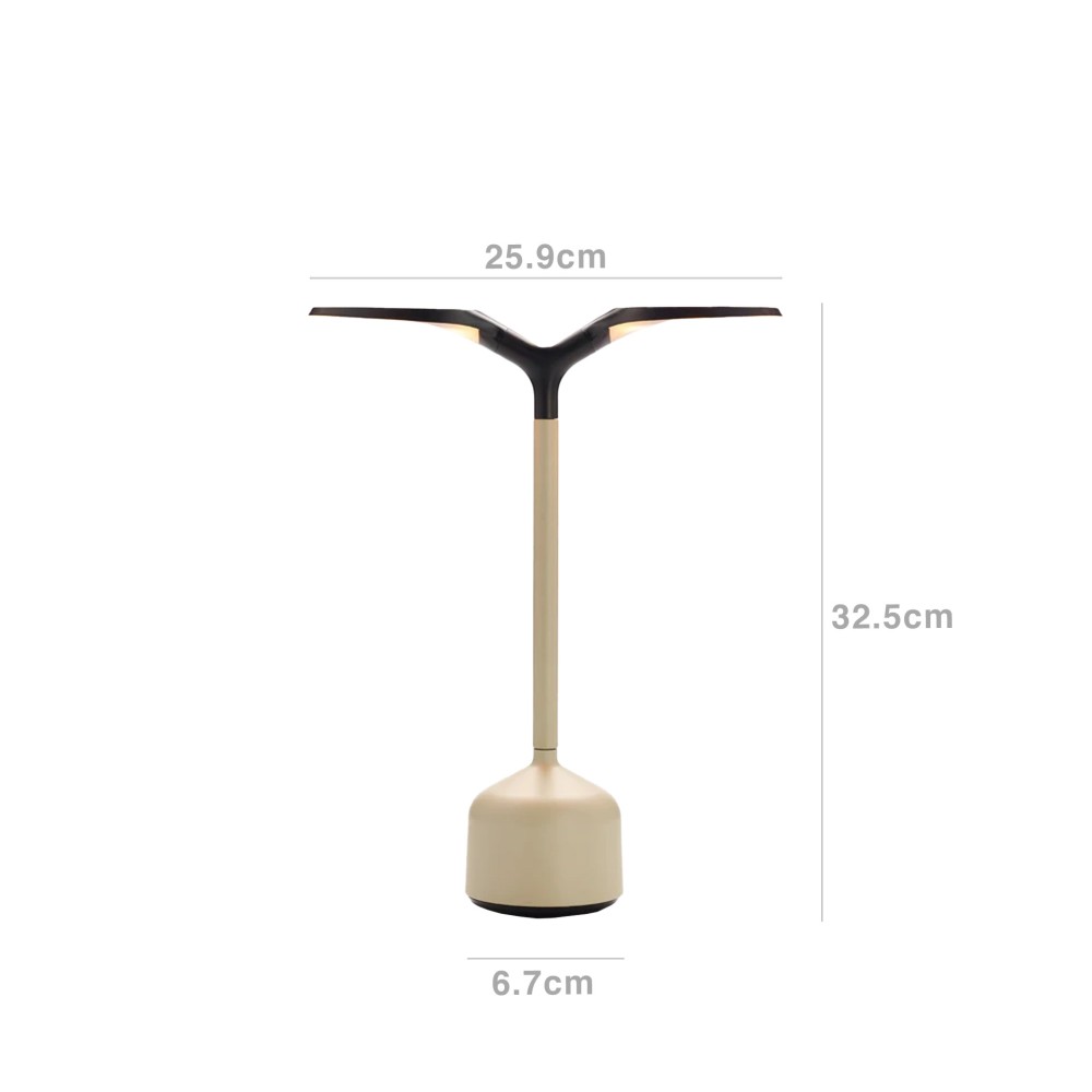 Candeeiro Mesa Grand Cru Areia 25.9X6.7X32.5cm