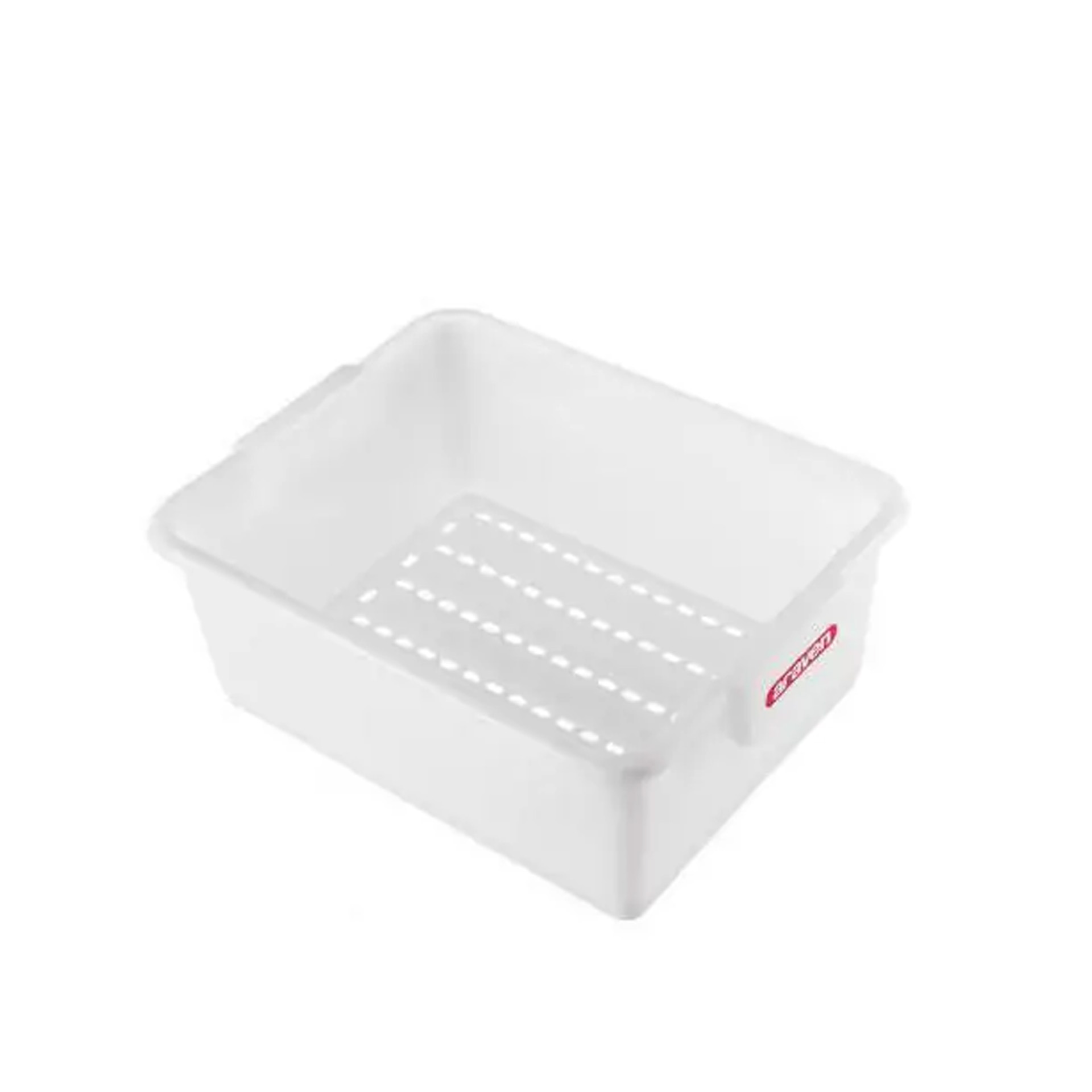 Caixa Hermética Perfurada Branca 35L 53X39.6X20.5cm