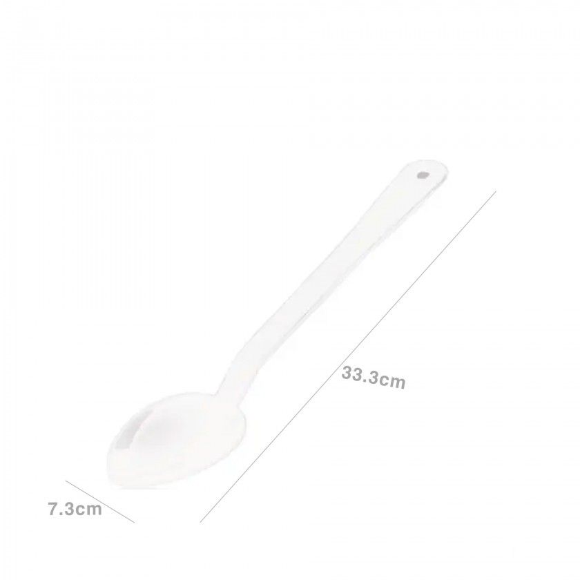 Colher Servir Policarbonato Branco 33.3X7.3cm Colher Servir Policarbonato Branco 33.3X7.3cm