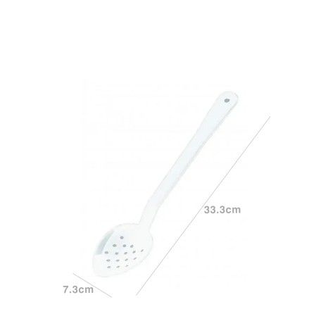 Colher Servir Policarbonato Perfurada 33.3X7.3cm - Image product