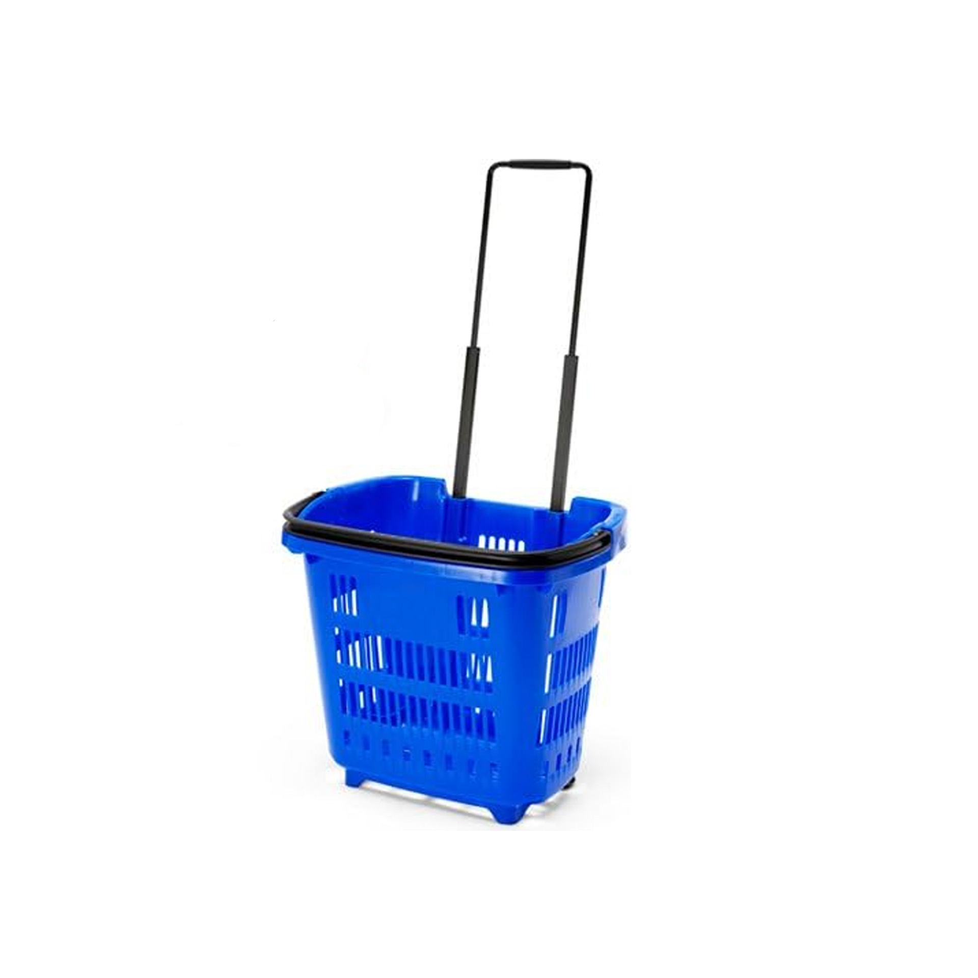 Cesto Compras com Rodas Asa Telescópica 34L 46.5X35.3X40.4cm