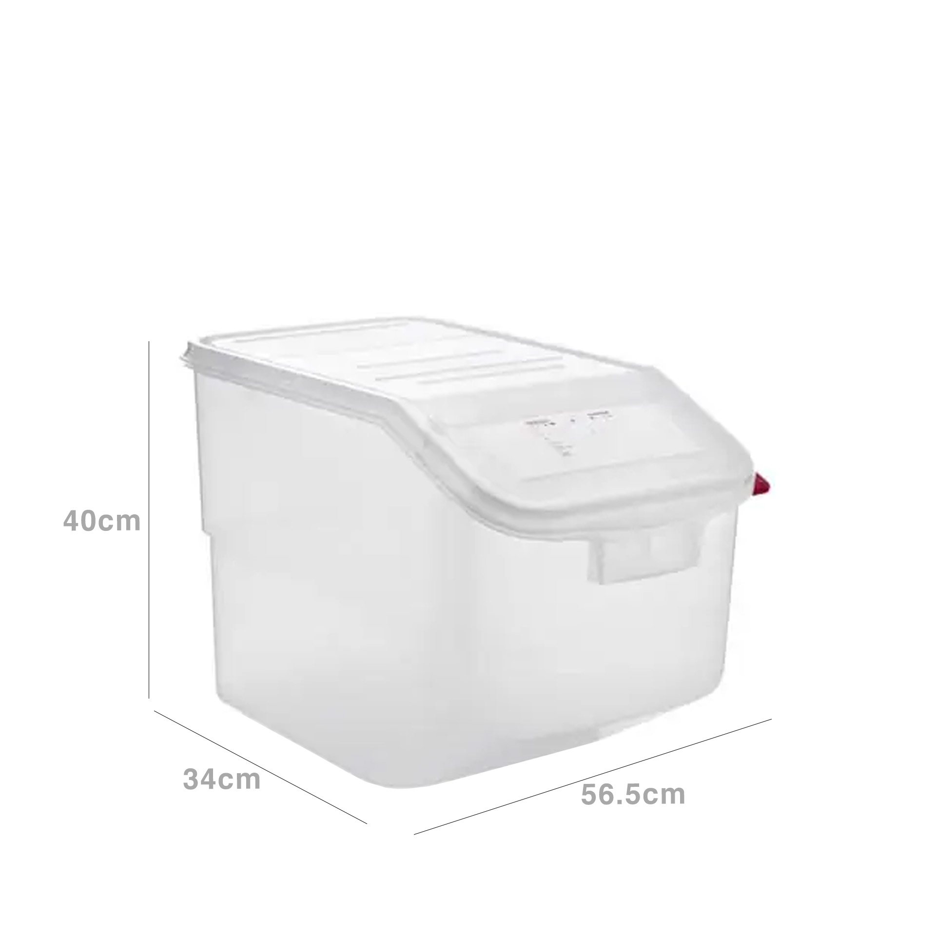 Contentor Tampa Dupla Gn1/1 50L 56.5X34X40cm