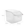 Contentor Tampa Dupla Gn1/1 50L 56.5X34X40cm Contentor Tampa Dupla Gn1/1 50L 56.5X34X40cm