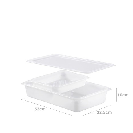 Tabuleiro com Peneira Gn1/1 53X32.5X10cm - Image product