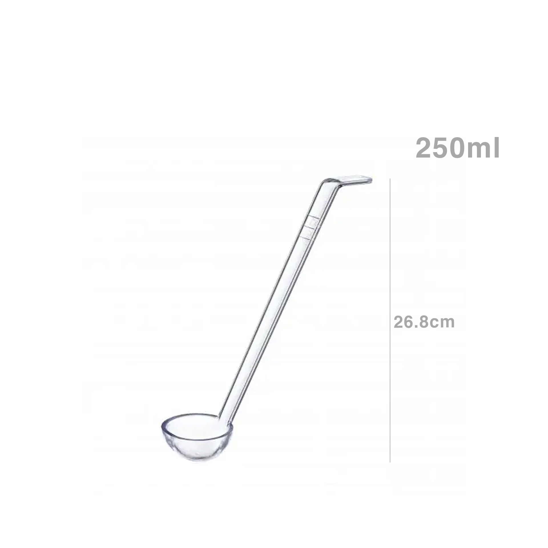 Concha Medidora Cabo Médio 250ml 26.8cm