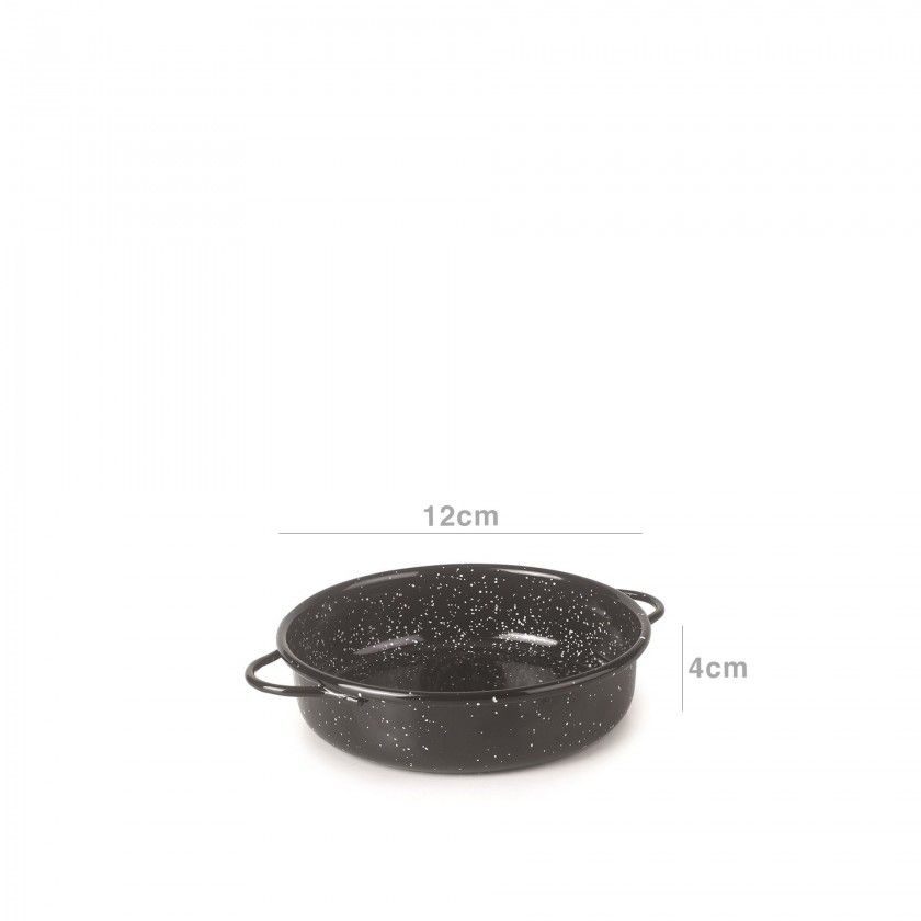 Caarola Esmalte Mini Redondo 12X4cm