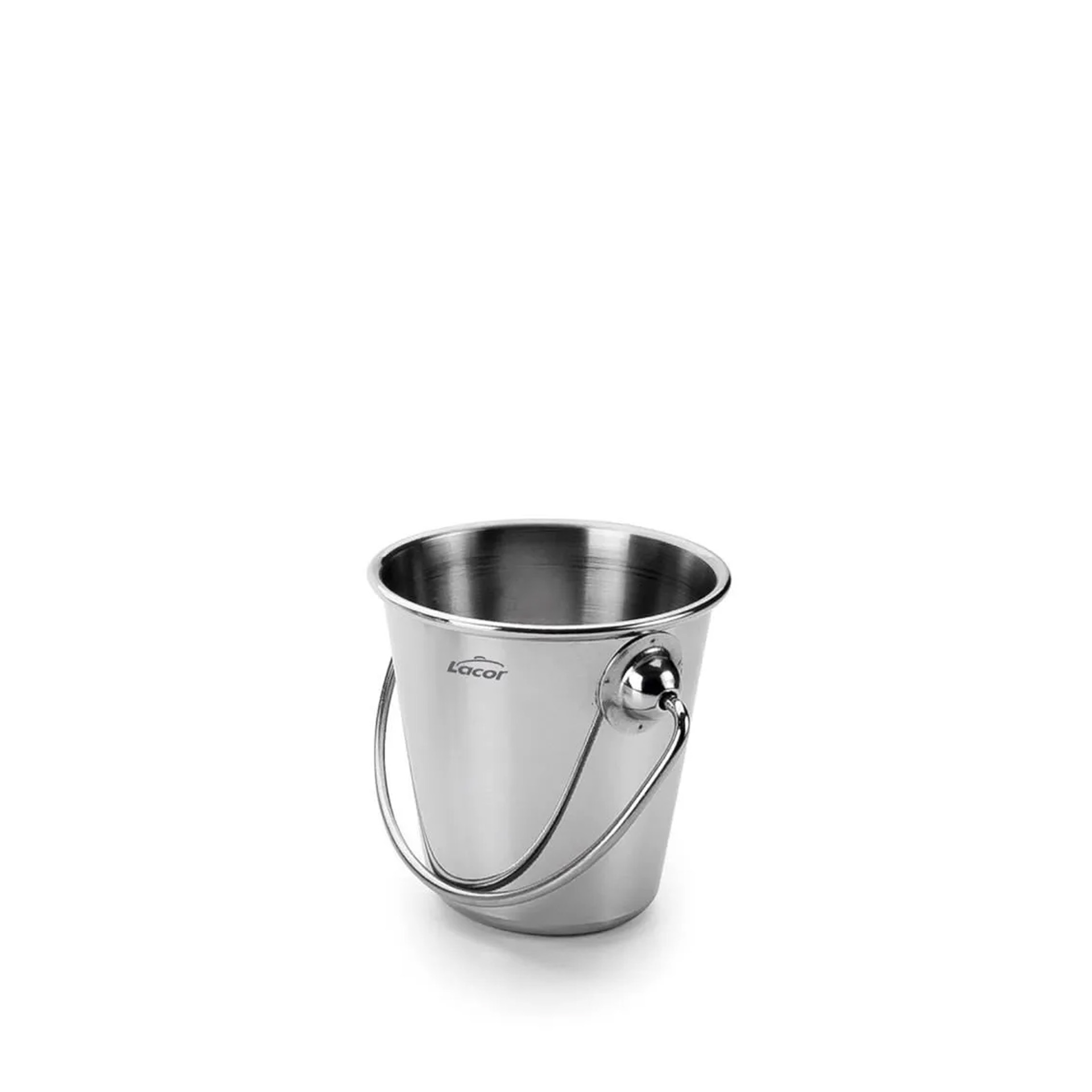 Balde Servir Inox Mini Redondo