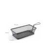 Cesto Servir Retangular Preto 21X11X6cm Cesto Servir Retangular Preto 21X11X6cm