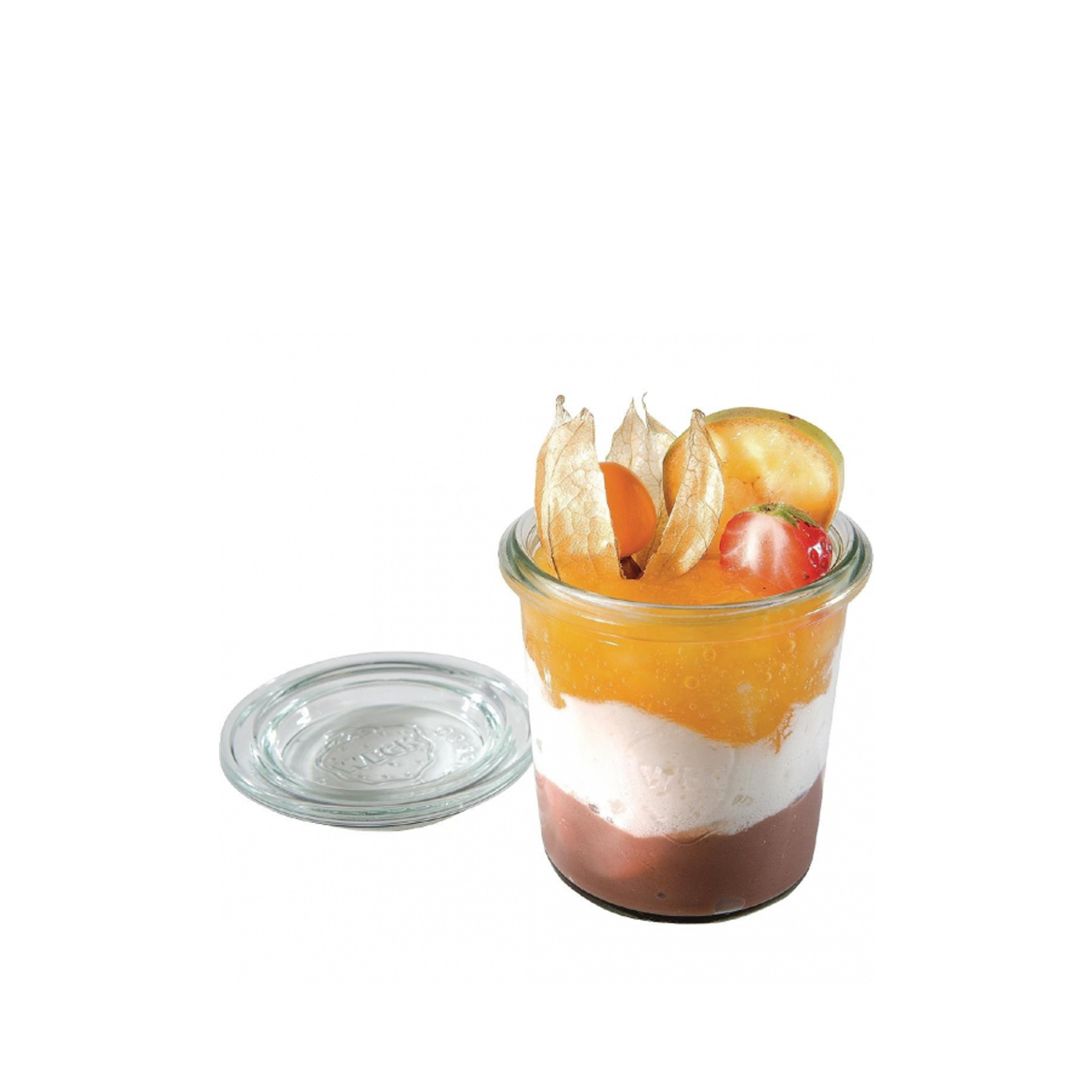 Frasco Vidro Weck com Tampa 160ml 6X8cm Pack 12