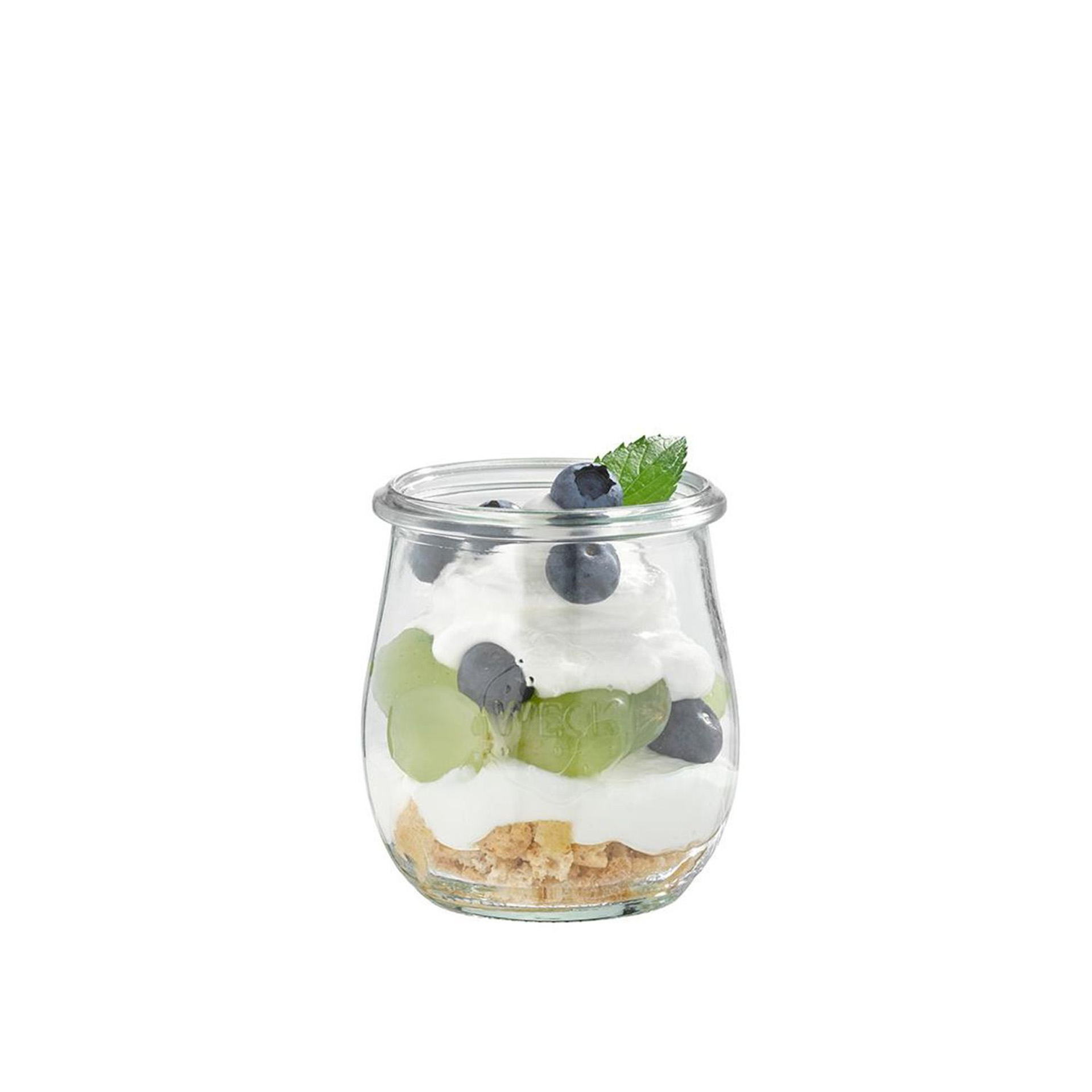 Frasco Vidro Weck com Tampa 220ml 7X8cm Pack 12