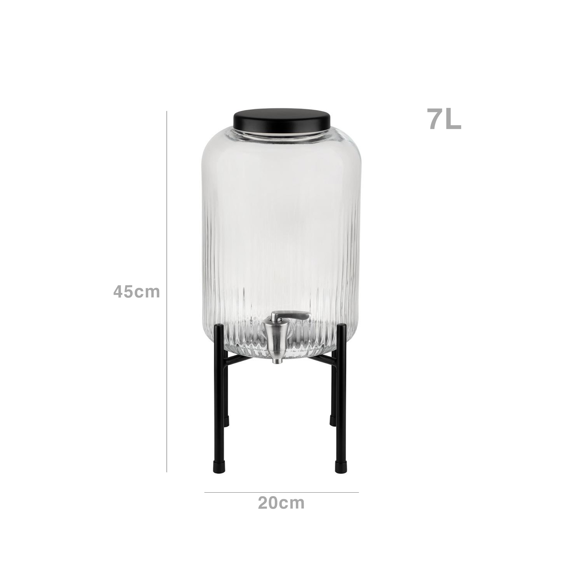 Dispensador Líquido Industrial 7000ml 20X45cm