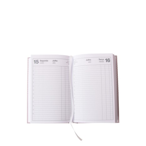 Agenda Di�ria 2024 Micro Spot Cinza Pastel 10X16cm - Image product