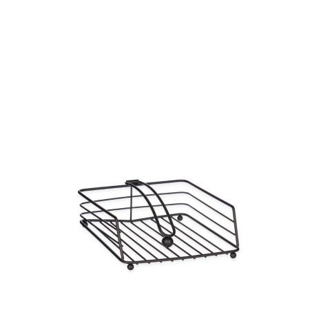 Porta Guardanapos Metal Preto 19.5X19X7.5cm - Image product