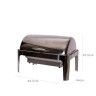 Chafing Dish Elétrico Inox Tampa Basculante 9L 63.5X44X43.5cm Chafing Dish Elétrico Inox Tampa Basculante 9L 63.5X44X43.5cm