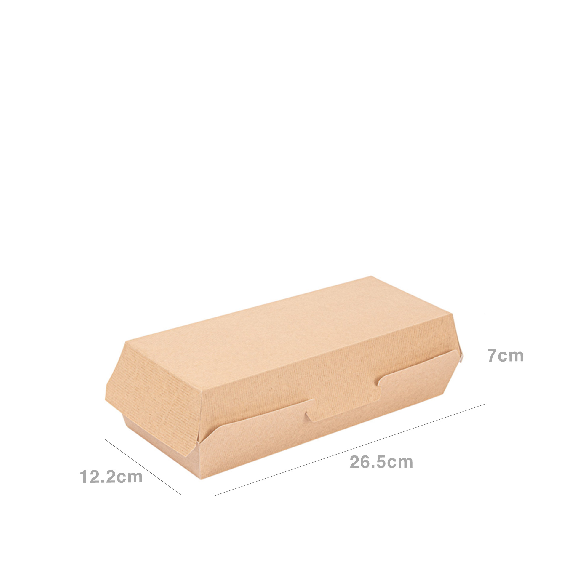 Caixa Cartão Natural Panini 26.5X12.2X7cm Pack 50