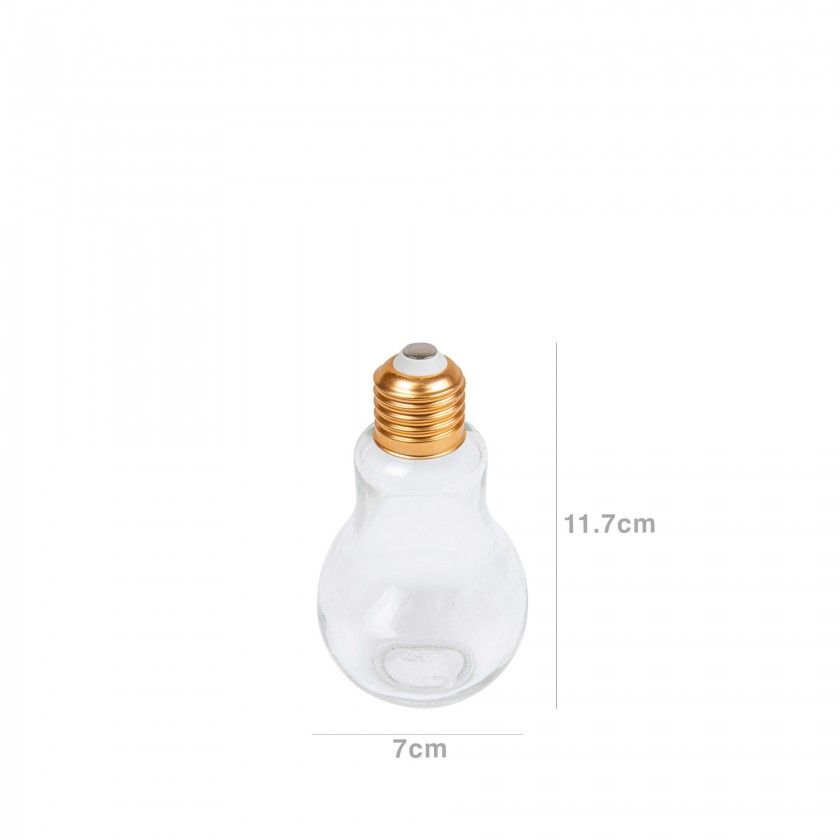 Copo Lâmpada Transparente 153ml 7X11.7cm Copo Lâmpada Transparente 153ml 7X11.7cm