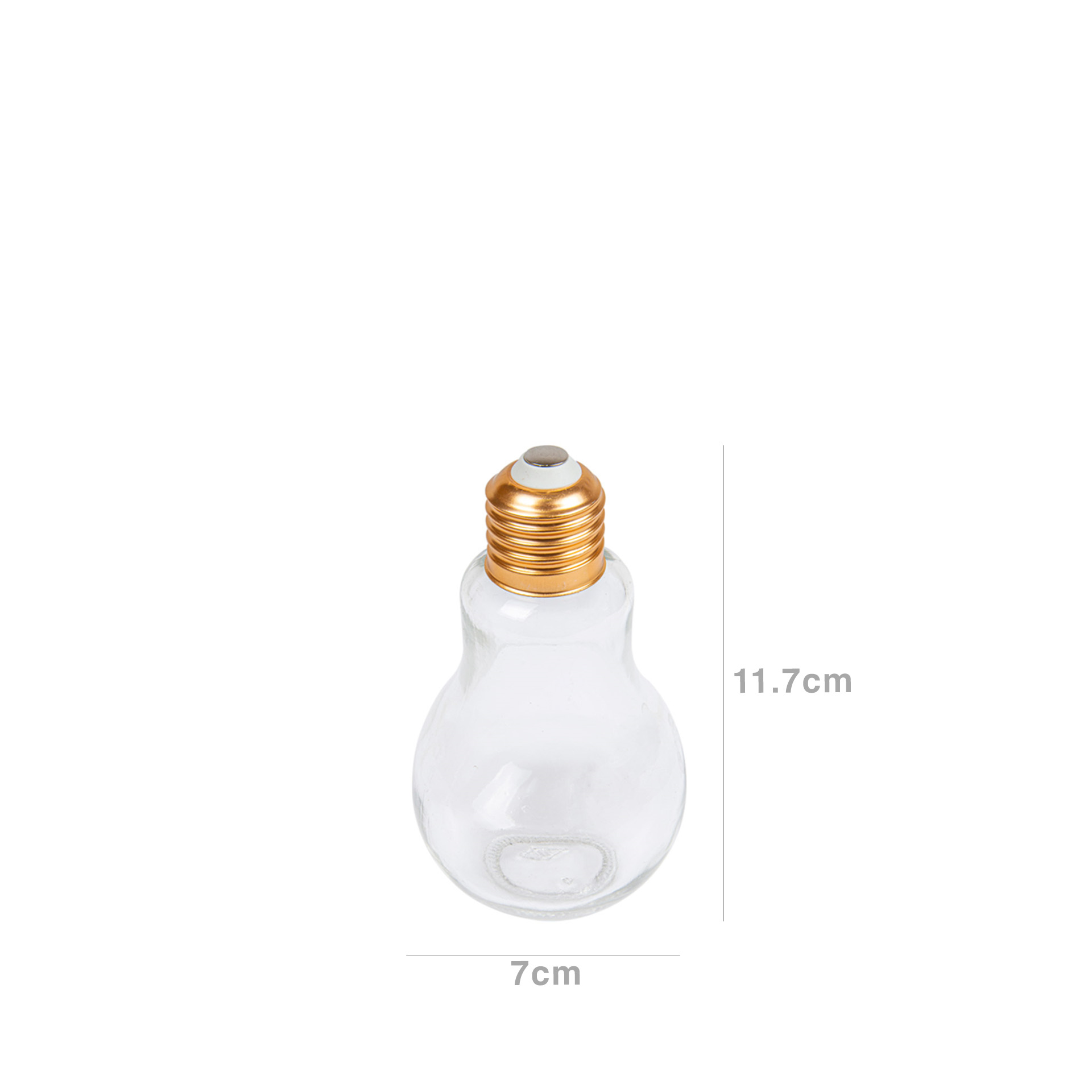 Copo Lâmpada Transparente 153ml 7X11.7cm