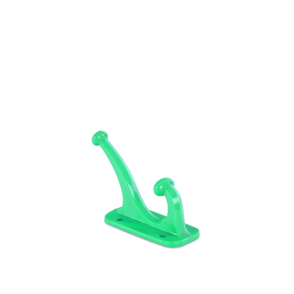 Cabide com 2 Ganchos Verde