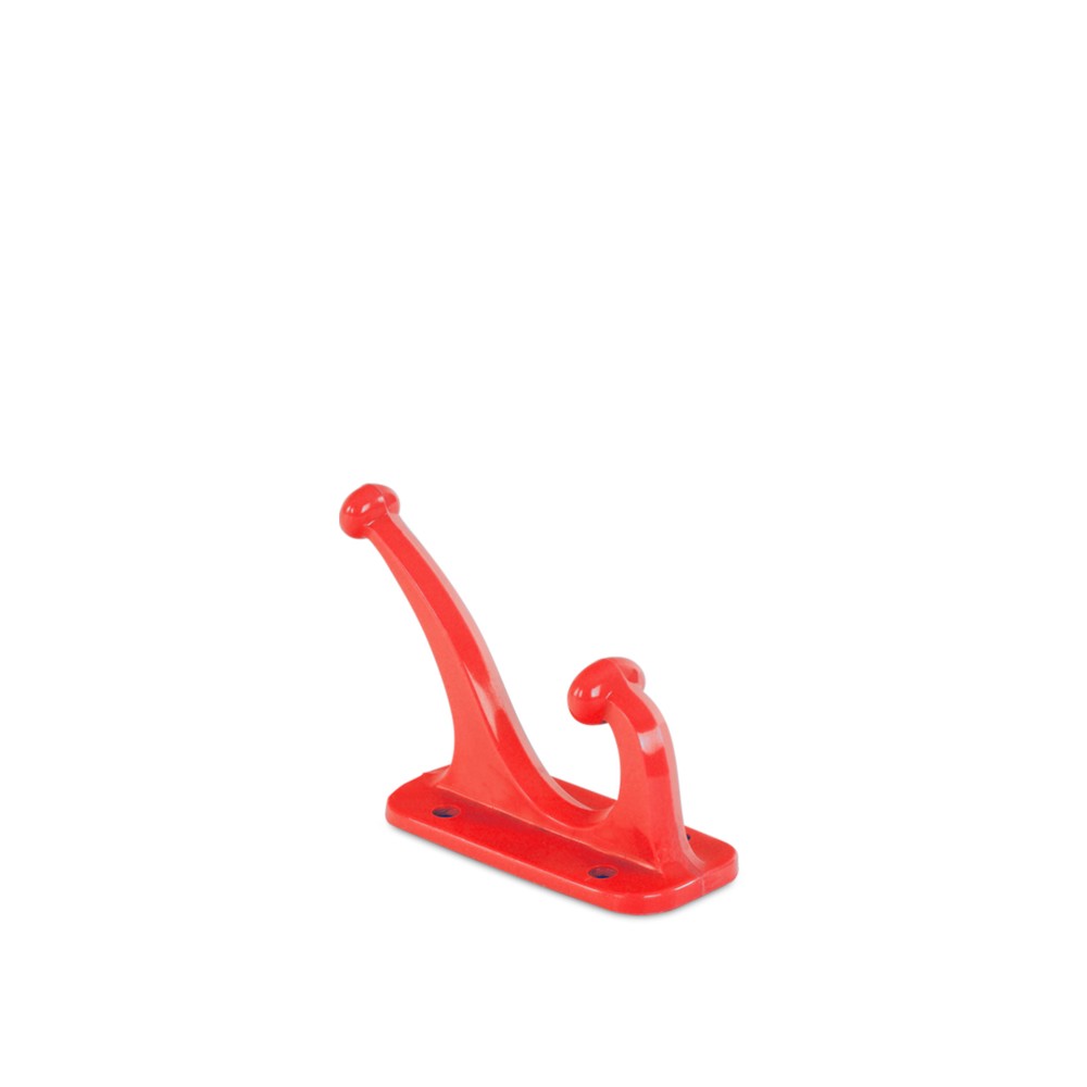 Cabide com 2 Ganchos Vermelho