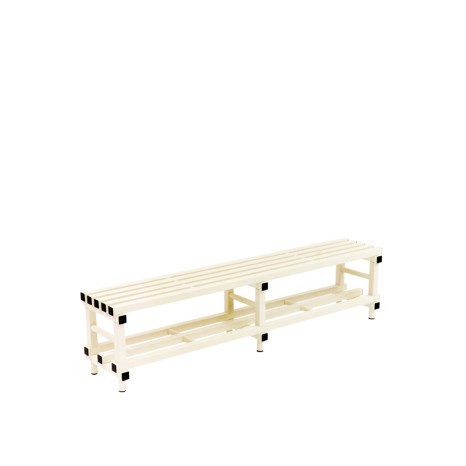 Banco Vesti�rio Creme 100X49X40cm - Image product