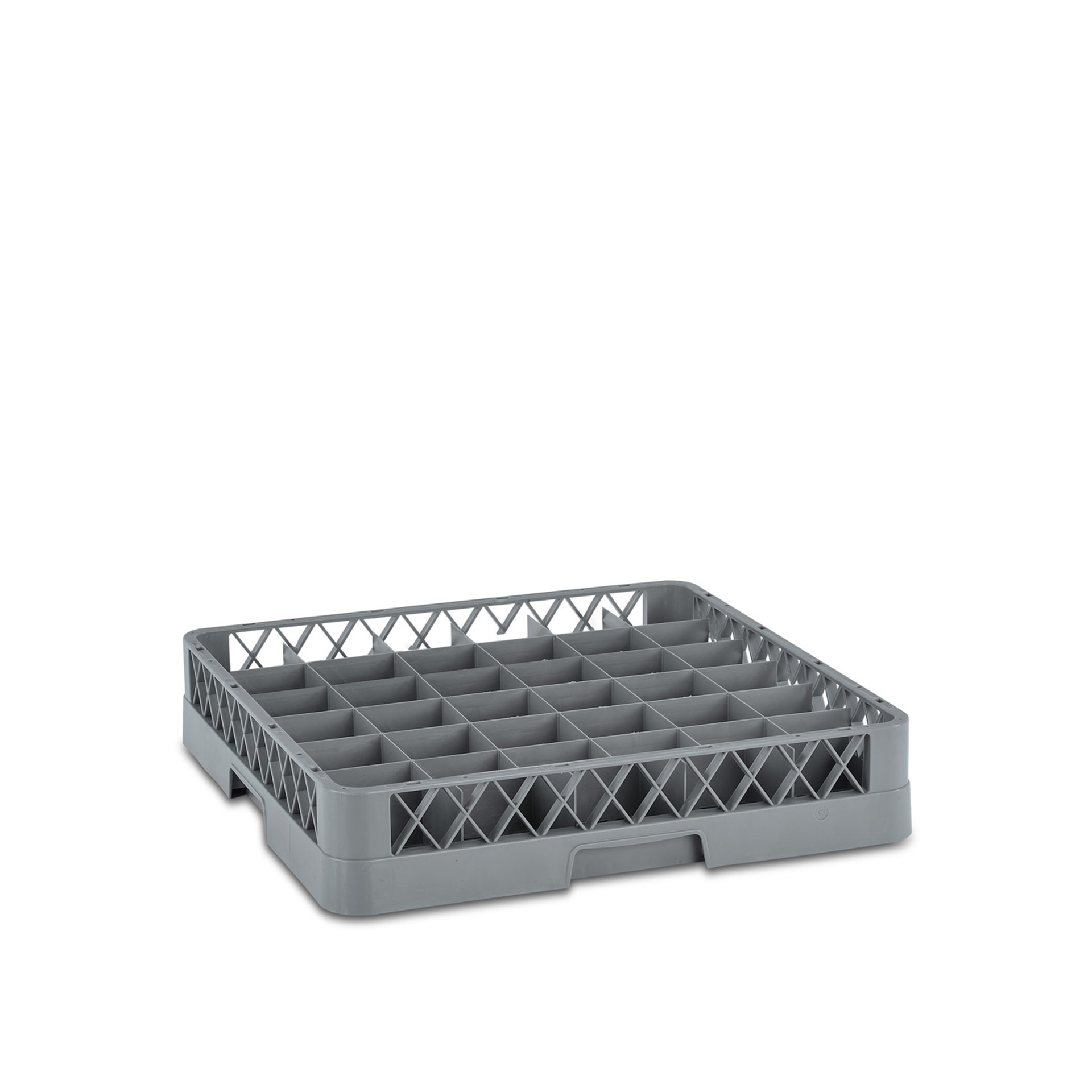 Tabuleiro Rack Compartimentos Cinzento 50X50X10.2cm