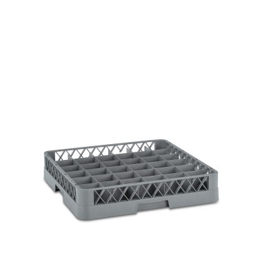 Tabuleiro Rack Compartimentos Cinzento 50X50X10.2cm