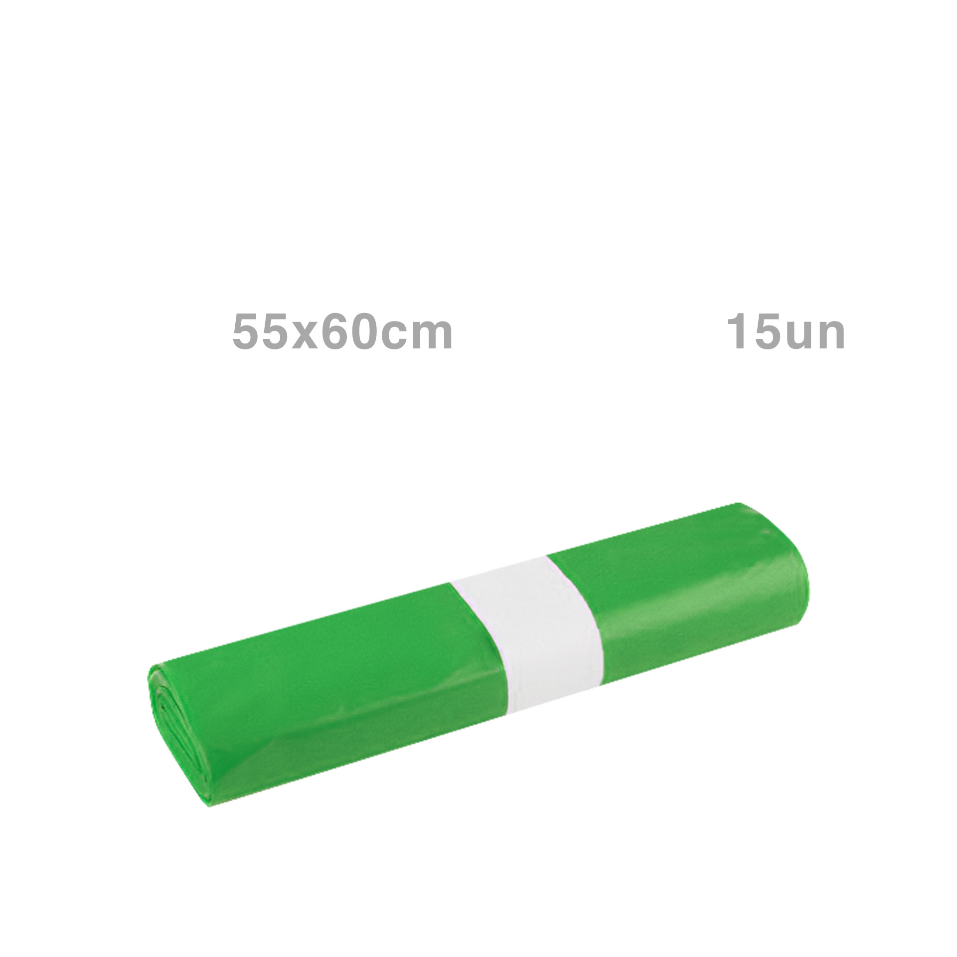 Rolo Sacos Lixo 30l 55X60cm 15 Unidades