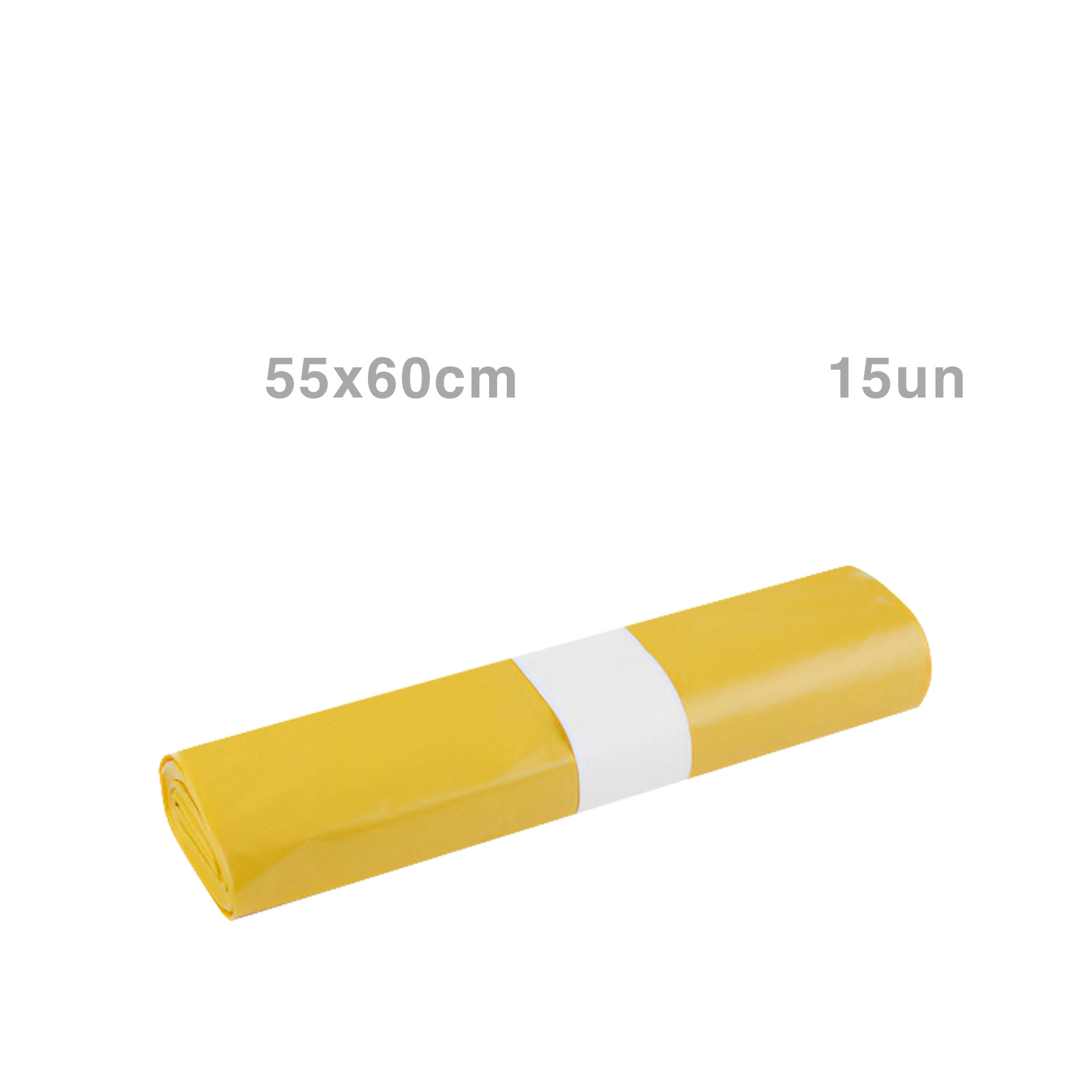 Rolo Sacos Lixo 30l 55X60cm 15 Unidades