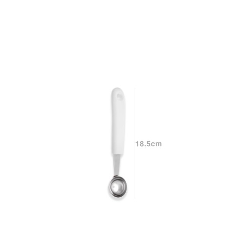 Corta Fruta Bola Inox Classic Branco 18.5cm - Image product