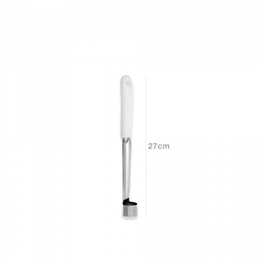 Descaroçador Ananas Inox Classic Branco 27cm Descaroçador Ananas Inox Classic Branco 27cm