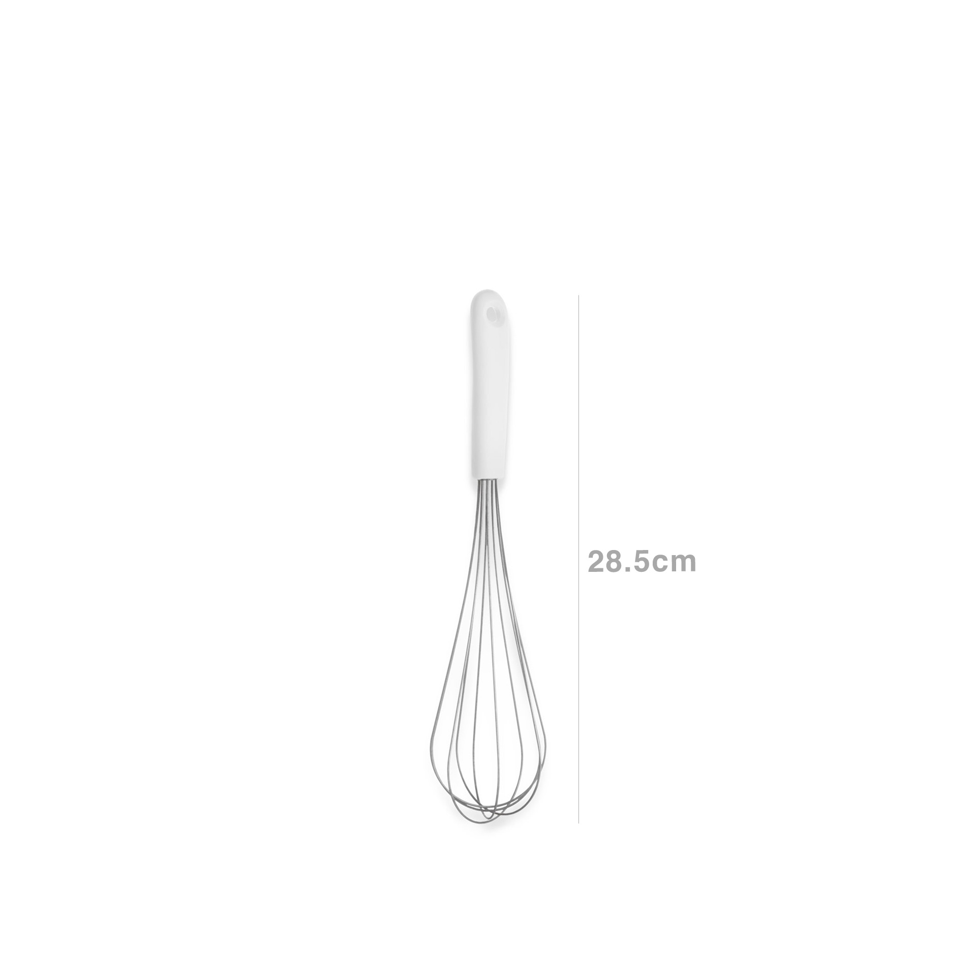 Batedor Inox Classic Branco 28.5cm