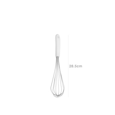 Batedor Inox Classic Branco 28.5cm