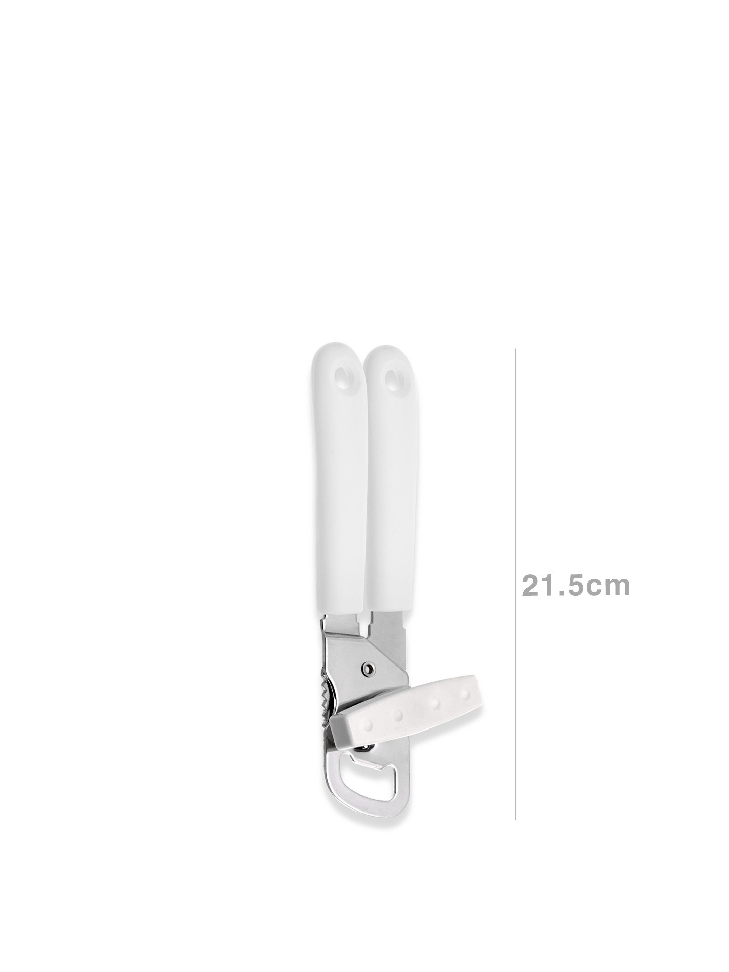 Abre Latas Inox Classic Branco 21.5cm