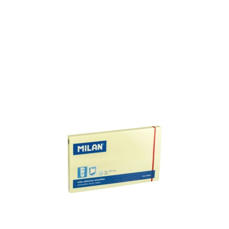 Bloco Notas Aderentes Milan Amarelo 100 Folhas 76X127mm - Image product