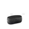 Floreira Oval Preta Nuvem 20X11cm Floreira Oval Preta Nuvem 20X11cm