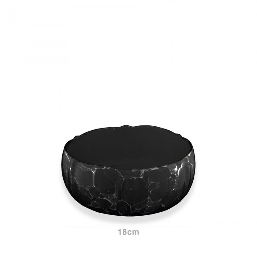 Floreira Redonda Preta Nuvem 18cm Floreira Redonda Preta Nuvem 18cm