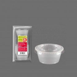 Recipientes Com Tampa Plstico Incolo 56.8ml 12 Unidades