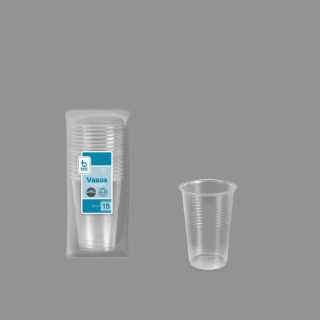 Copo Plástico Reutilizável 200ml Pack 15 - Image product