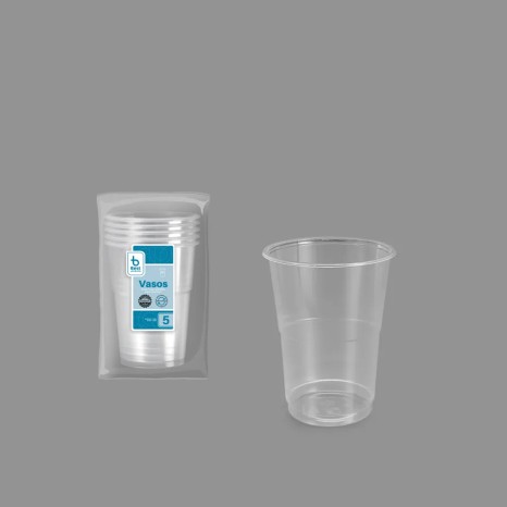 Copo Plástico 500ml Pack 5 - Image product