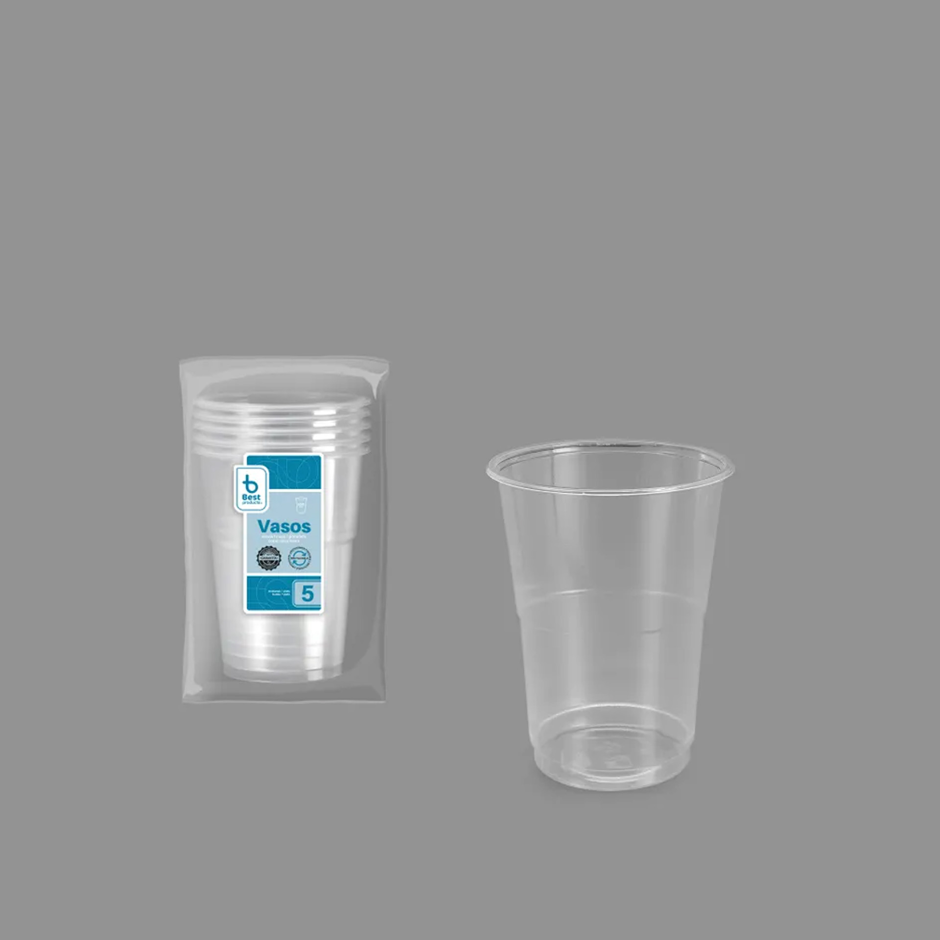 Copo Plástico 500ml Pack 5